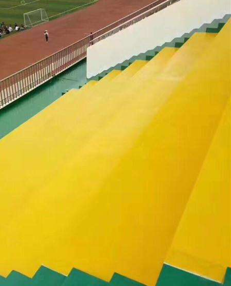 长治球场台阶翻新修补改造